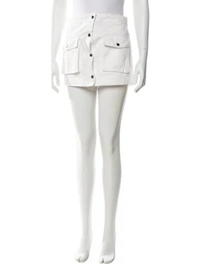 Pre-owned Staud Mini Shorts In White