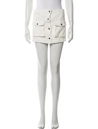 Pre-owned Staud Mini Shorts In White