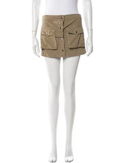 Pre-owned Staud Mini Shorts In White