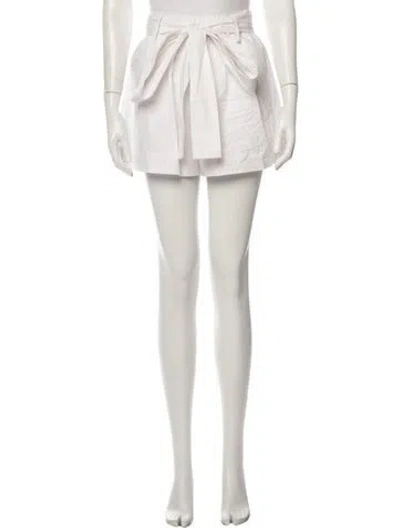 Pre-owned Staud Mini Shorts In White