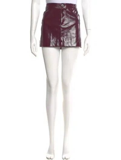Pre-owned Staud Mini Skirt In Black