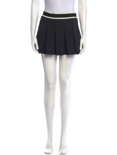 Pre-owned Staud Mini Skirt In Black