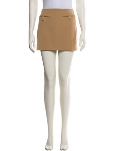 Pre-owned Staud Mini Skirt In Blue