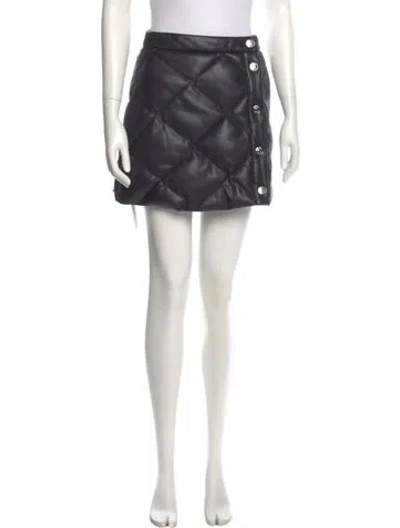 Pre-owned Staud Mini Skirt In Green