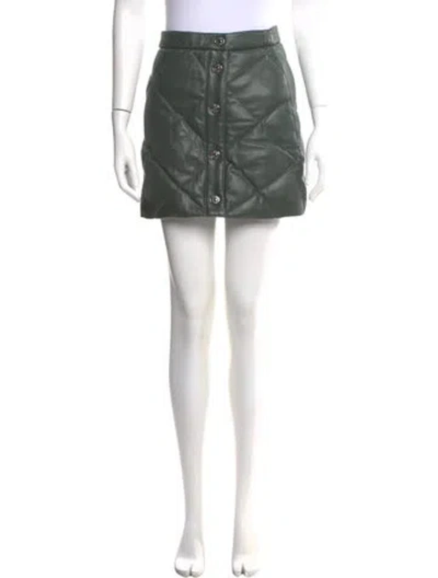 Pre-owned Staud Mini Skirt In Multi