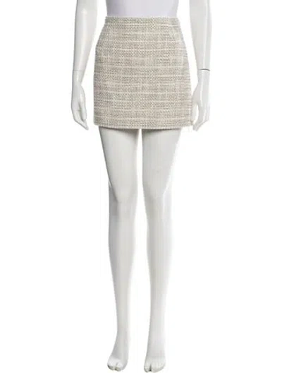 Pre-owned Staud Mini Skirt In Neutral