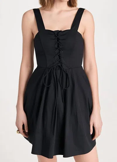 Staud Mini Sutton Dress In Black