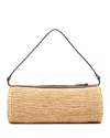 Staud Mini Taru Raffia Bag In Natural Tan