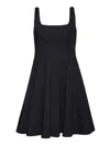 Staud Mini Wells Dress In Black