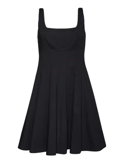 Staud Mini Wells Dress In Black