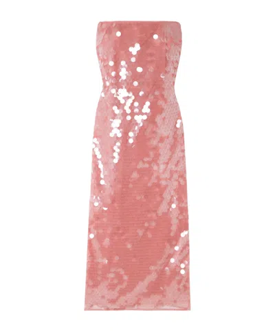 Staud Minimalist Dress In Pink