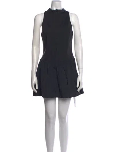Pre-owned Staud Mock Neck Jumpsuit In Black