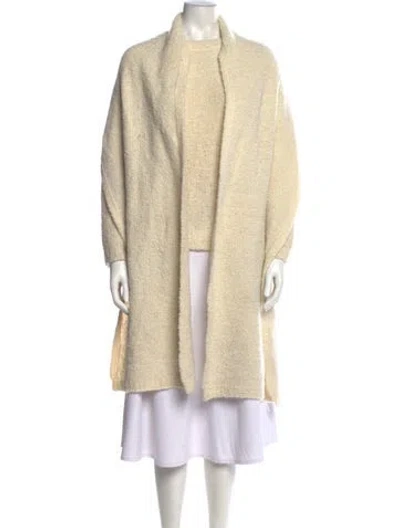 Pre-owned Staud Mock Neck Sweater In Neutral