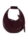 Staud Mini Moon Crescent Top-handle Shoulder Bag In Red