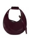Staud Mini Moon Crescent Top-handle Shoulder Bag In Red
