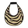 Staud Moon Handbag - Raphia - Multi In Multi