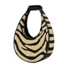 Staud Moon Handbag In Animal Print