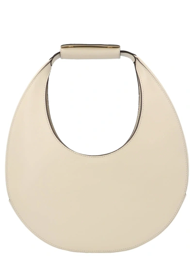 Staud Moon Handbag In Cream