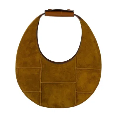Staud Moon Hobo Bag  Brown