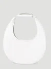 Staud Moon Mini Top Handle Bag In White