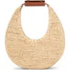 Staud Moon Raffia Tote In Brown