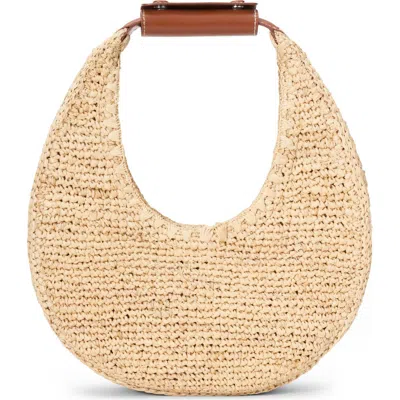 STAUD STAUD MOON RAFFIA TOTE