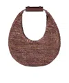 Staud Moon-shaped Handbag In Red