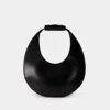 Staud Moon Magnetic Fastened Shoulder Bag In Black