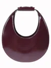 Staud Mini Moon Leather Top Handle Tote