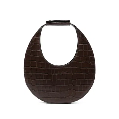 Staud Moon Tote Bag In Brown