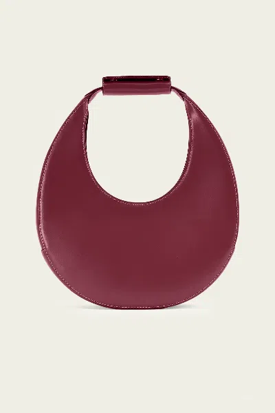 Staud Moon Tote Bag In Syrah