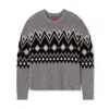 Staud Moritz Fair Isle Wool-blend Sweater In Fairisle