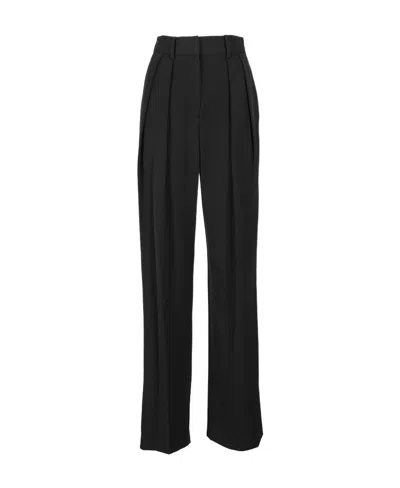Staud Multi-pocket Casual Pants In Black