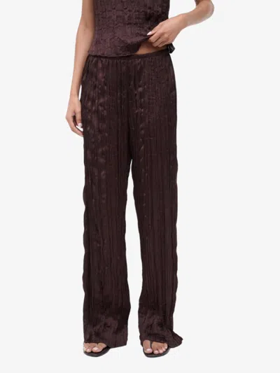 Staud Nami Pant In Earth In Brown