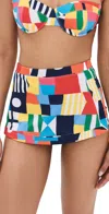 Staud Nell Swim Skirt Sails Up In Sails Up