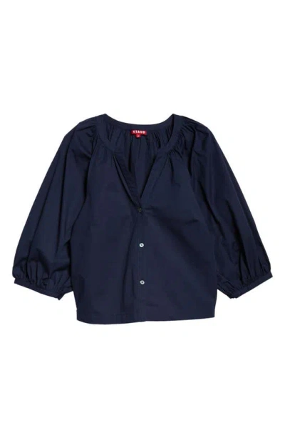 Staud New Dill Top In Navy