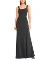 Staud Nic Ruched Washed-silk Maxi Dress In Black