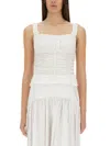 Staud Nic Top In White