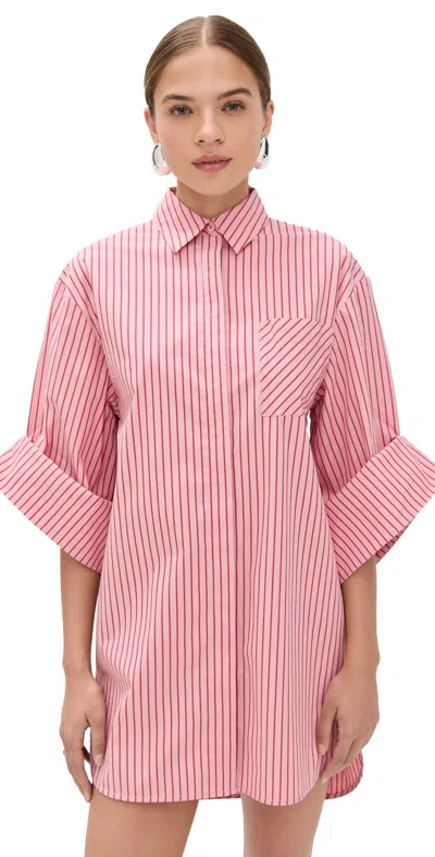 Staud Nico Dress Montauk Stripe