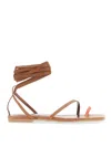 Staud Nicola Gladiator Sandal In Light Brown