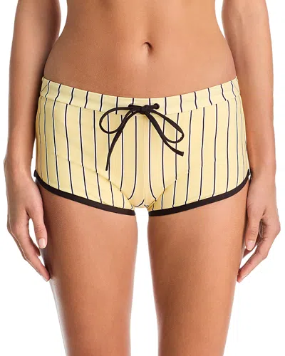 Staud Niguel Swim Shorts In Multi