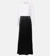 Staud Nile Color Blocked Dress In Multicoloured