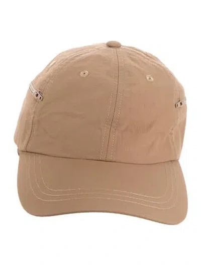 Pre-owned Staud Nylon Baseball Hat In Brown