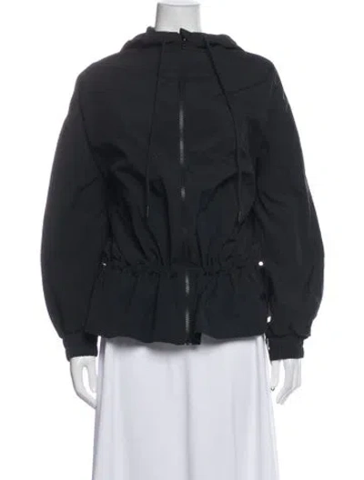 Pre-owned Staud Nylon Jacket In Blue