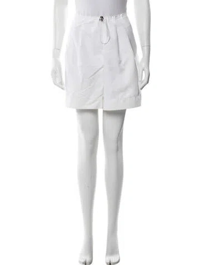 Pre-owned Staud Nylon Knee-length Shorts In White