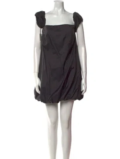 Pre-owned Staud Nylon Mini Dress In Multi