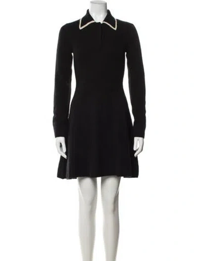 Pre-owned Staud Nylon Mini Dress W/ Tags In Black