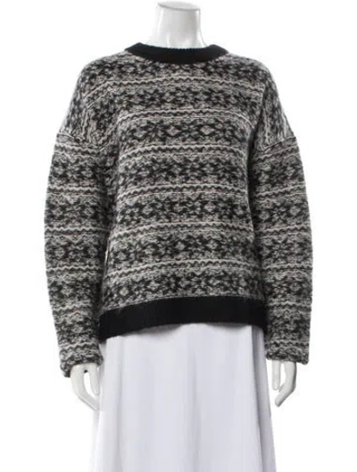 Pre-owned Staud Nylon Striped Sweater W/ Tags In Multi