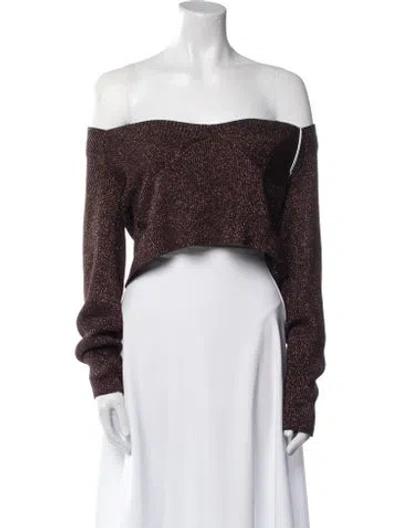 Pre-owned Staud Off-the-shoulder Sweater W/ Tags