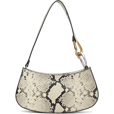 Staud オフホワイト Ollie バッグ In White Snake